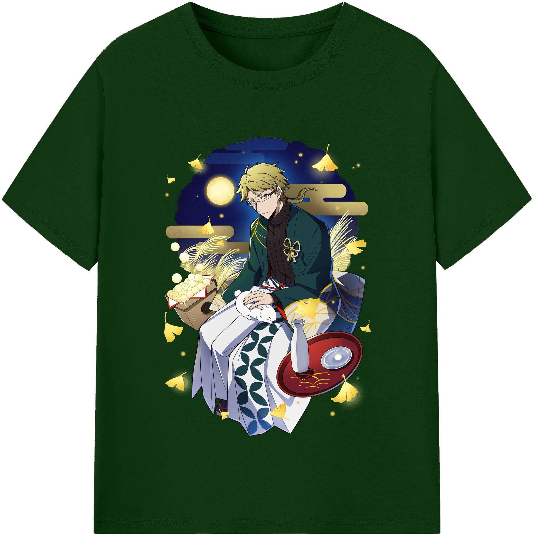 （画像用） 文豪ストレイドッグス Bungo Stray Dogs 綿100％半袖Tシャツ（フロントプリント）